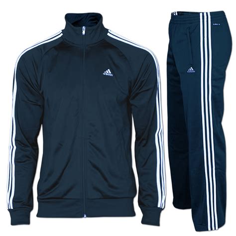 adidas anzug herren schwarz grau